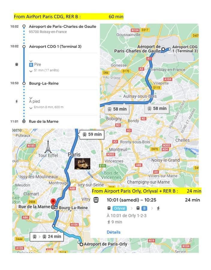 3 Private Rooms Shared Flat In A Villa At Sceaux 600M Rer B Direct To Notre-Dame Buitenkant foto